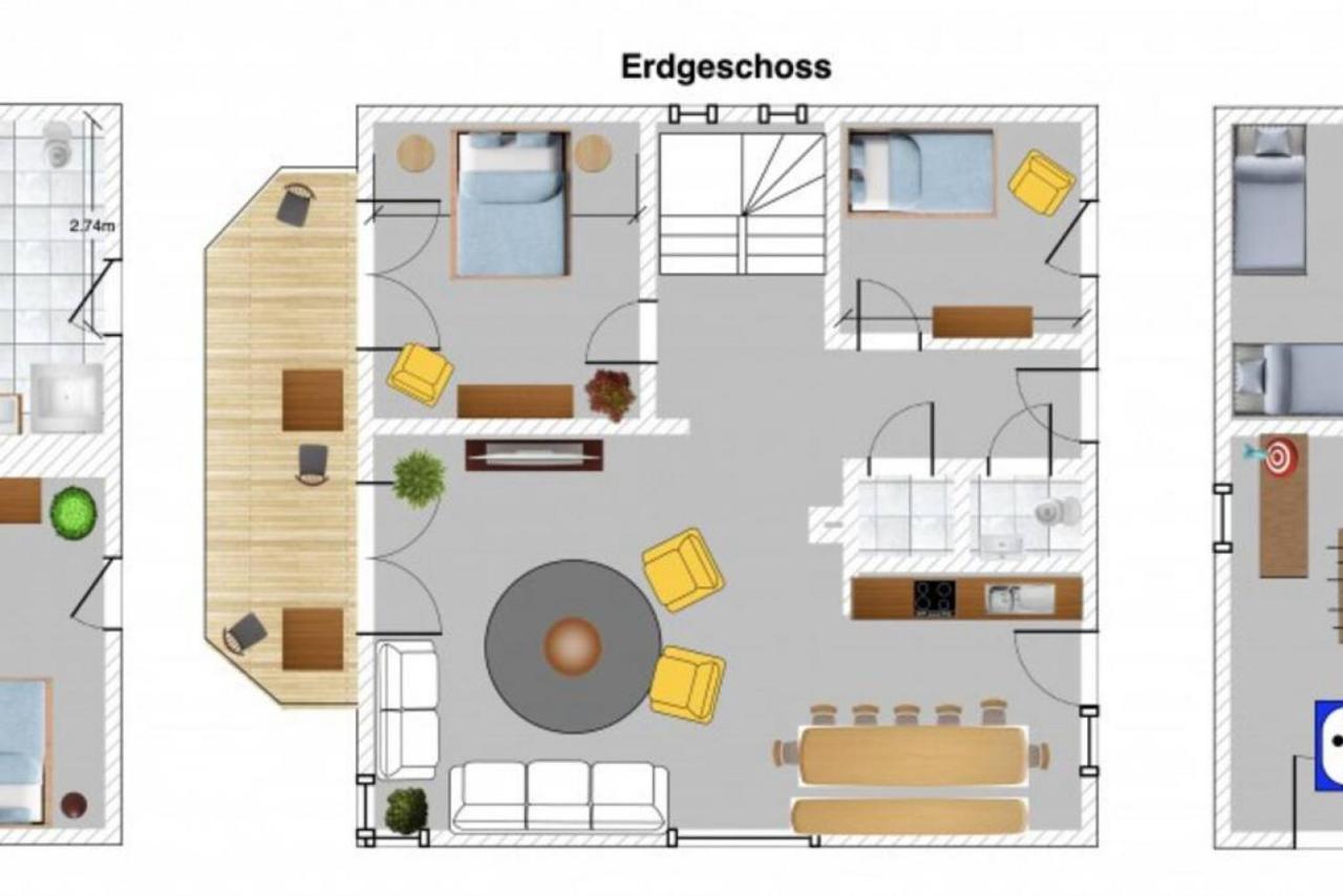 Spacious Home Sauna Hot Tub Pool Patio Bbq Hohenfels-Essingen Exterior photo
